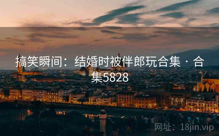 搞笑瞬间：结婚时被伴郎玩合集 · 合集5828